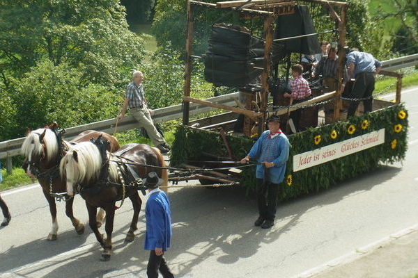 Schmiedewagen von Martin Schuler, St.Märgen, Fahrer Bernhard Tritschler, Titisee-Neustadt